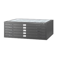 5-Drawer Steel Flat File for 30" x 42" D