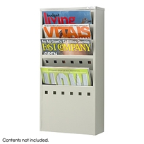 5-Pocket Steel Magazine Rack