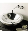 Timpani Vessels Countertop Lavatory - Stainless Steel - Mirror