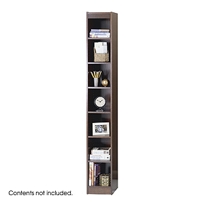 7-Shelf Veneer Baby Bookcase, 12"W