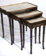 Mirrored Nesting Tables, Set of Three
