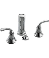 K-10279-4 - Forté® bidet faucet with sculpted lever handles