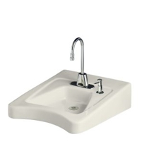 K-12638-R - Morningside wheelchair lavatory with single-hole drilling and soap dispenser drilling on right K-12638-R - Morningside wheelchair lavatory with single-hole drilling and soap dispenser drilling on right