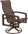 Lakeside Sling Swivel Rocker with high back 740570