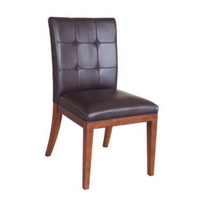 Carmel leather side chair (SKU:260-103255)