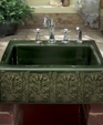 K-14571-SV - Savanyo design on Alcott tile-in kitchen sink