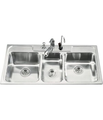 K-3248-1 - Ballad triple-basin self-rimming kitchen sink