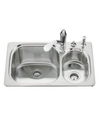 K-3228-1 - Ravinia high/low self-rimming kitchen sink