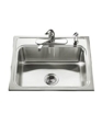 K-3288-3 - Lyric single-basin self-rimming kitchen sink
