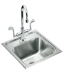 K-3290-1 - Lyric self-rimming entertainment sink